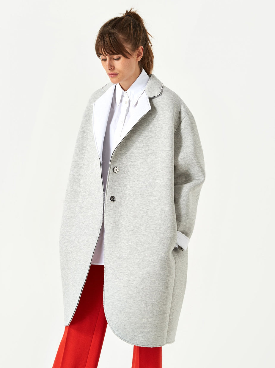 MM6 Maison Margiela MM6 Maison Margiela Coat - Grey Melange - Grey