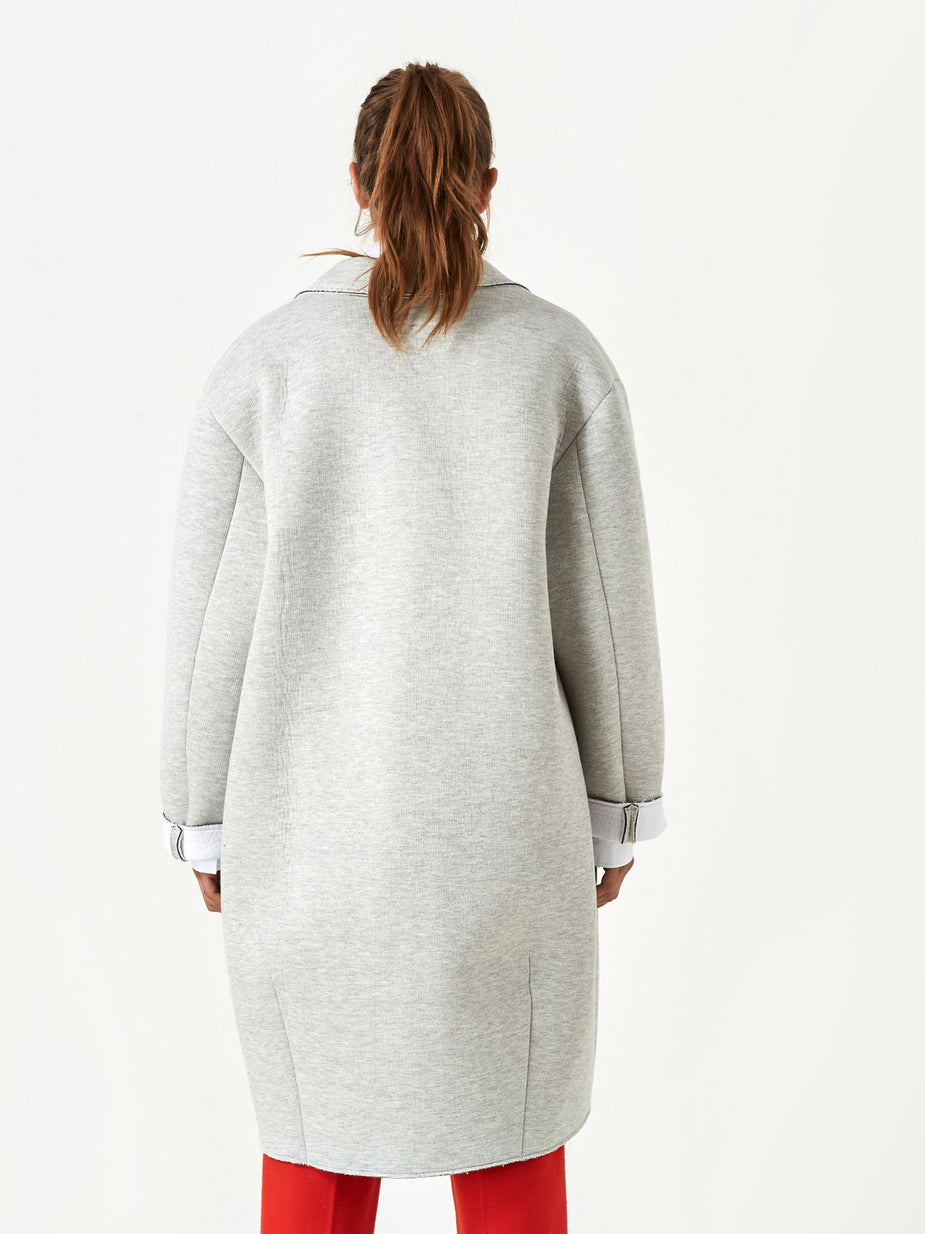 MM6 Maison Margiela MM6 Maison Margiela Coat - Grey Melange - Grey