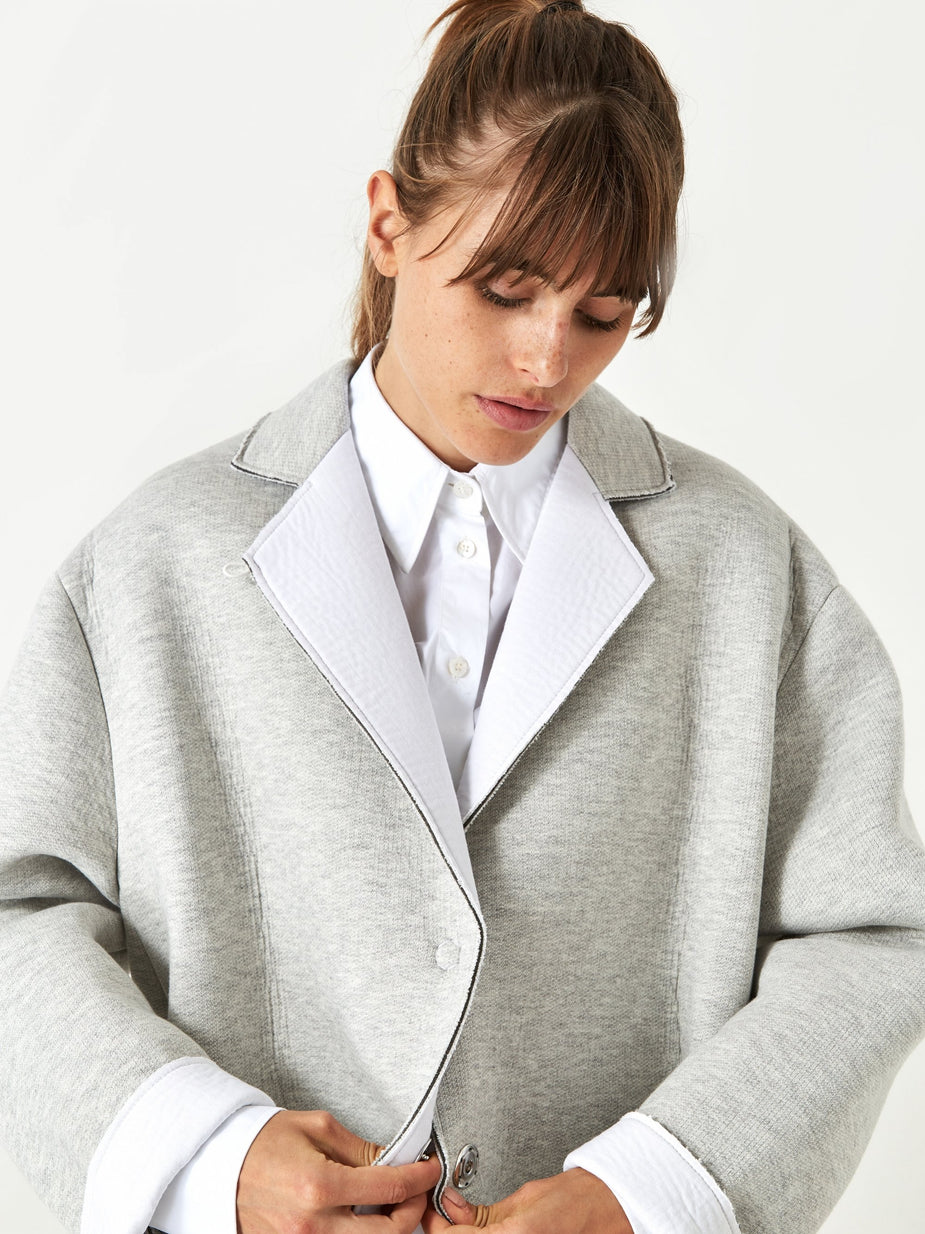 MM6 Maison Margiela MM6 Maison Margiela Coat - Grey Melange - Grey