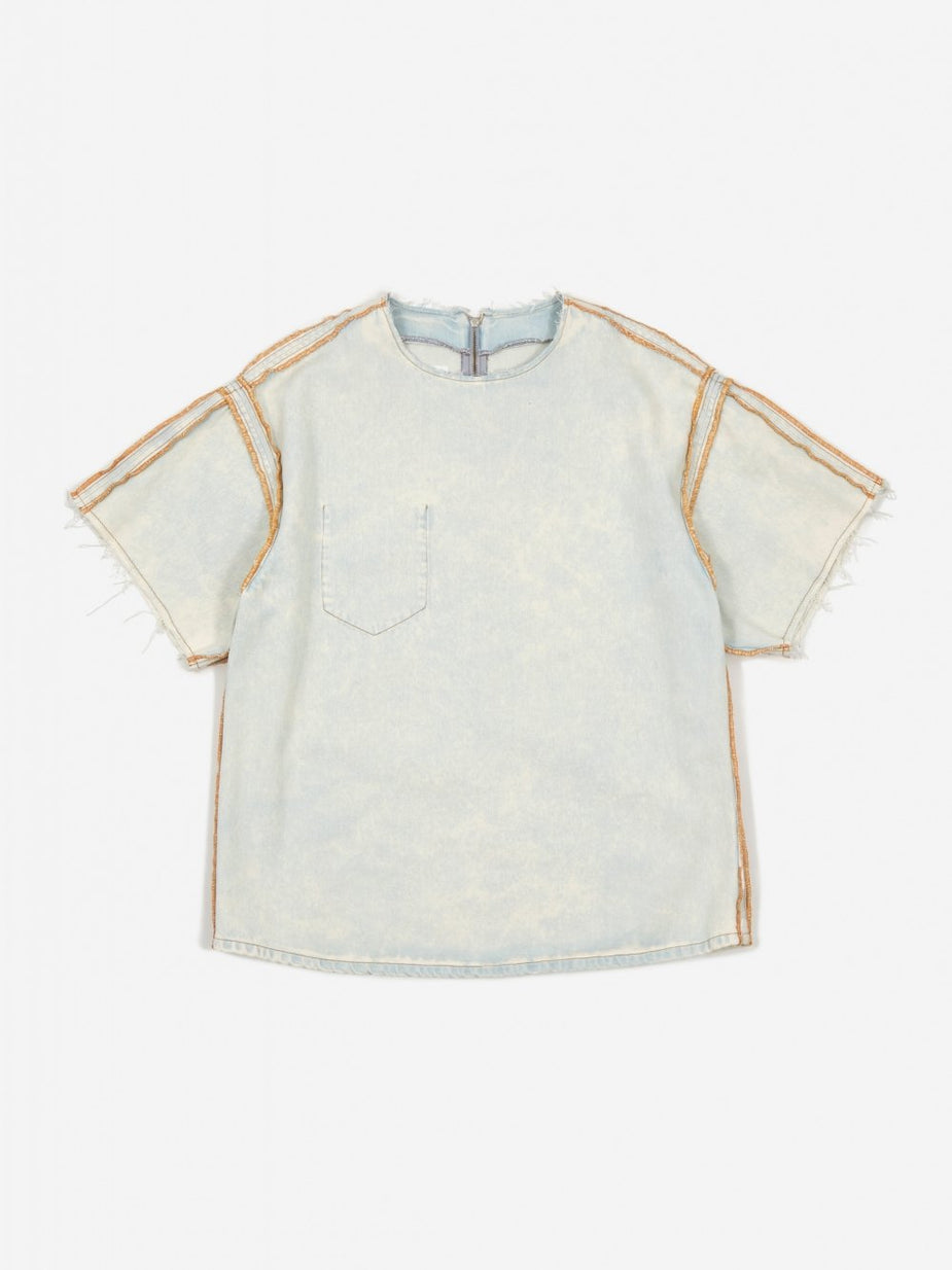 MM6 Maison Margiela MM6 Maison Margiela Denim Shortsleeve Top - Super Bleach - Other