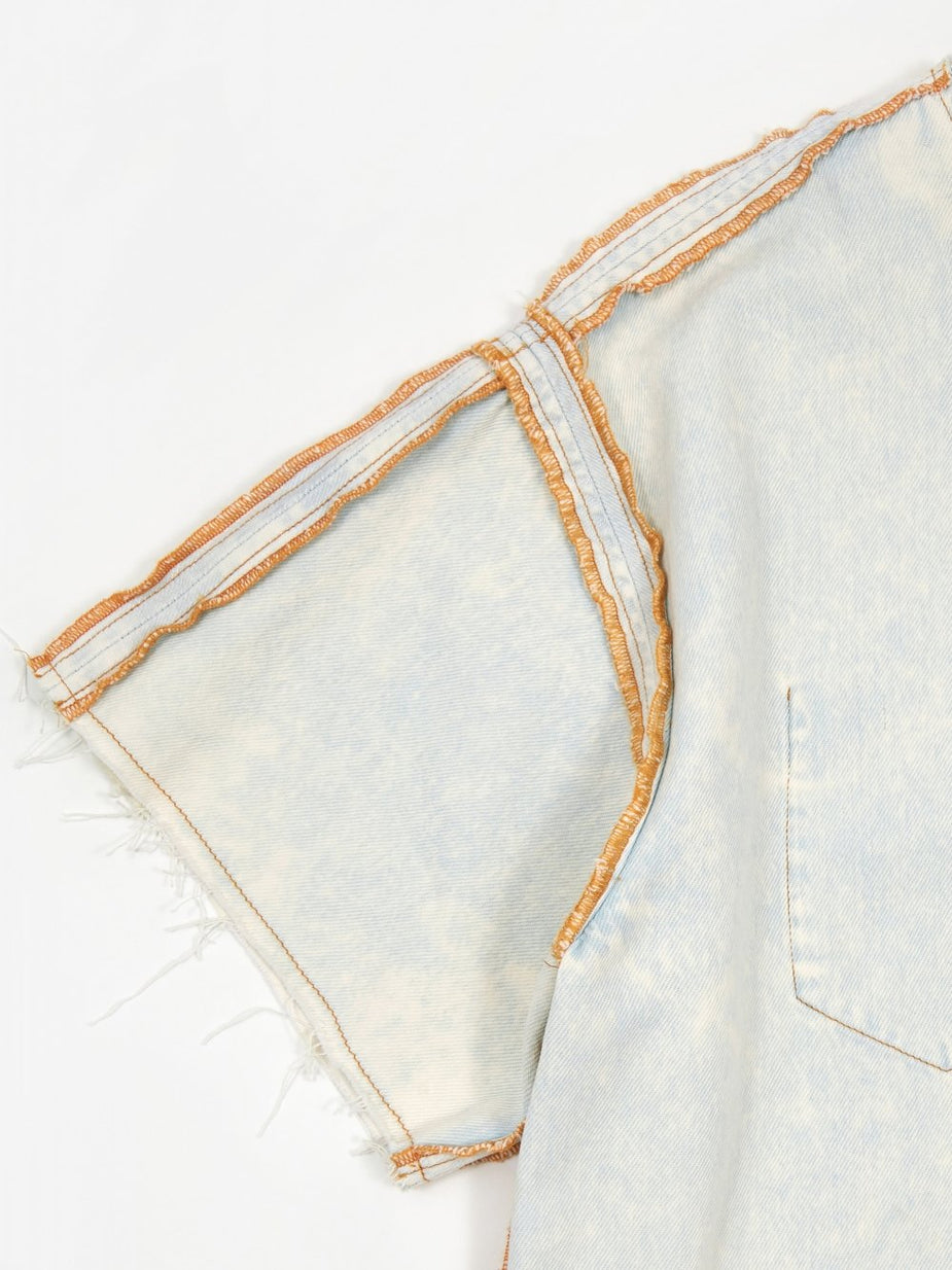 MM6 Maison Margiela MM6 Maison Margiela Denim Shortsleeve Top - Super Bleach - Other