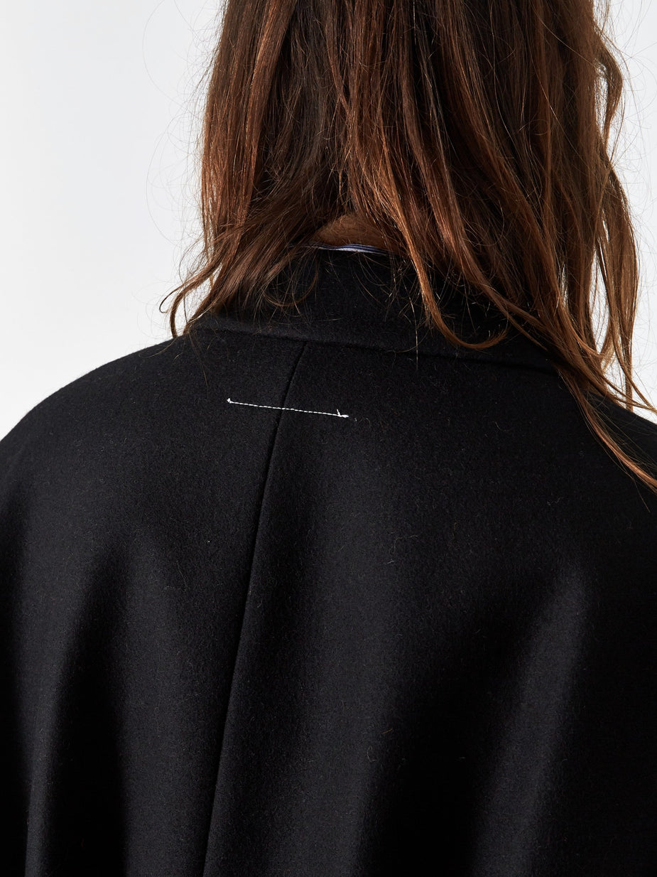 MM6 Maison Margiela MM6 Maison Margiela Double Breasted Coat - Black - Black
