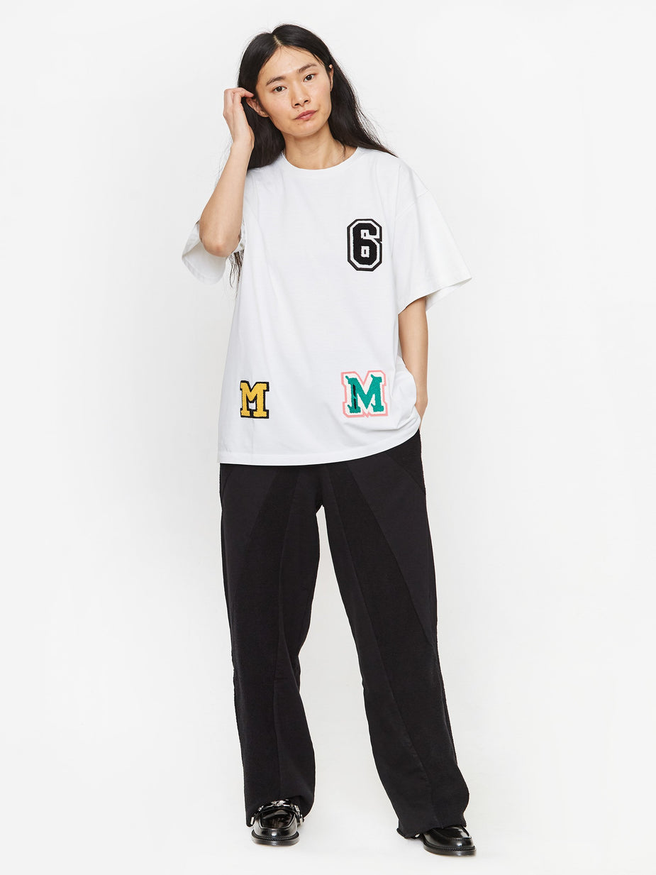 MM6 Maison Margiela MM6 Maison Margiela Embroidered T-Shirt - White - White