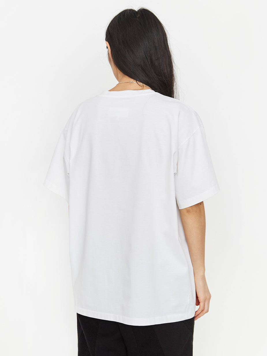 MM6 Maison Margiela MM6 Maison Margiela Embroidered T-Shirt - White - White