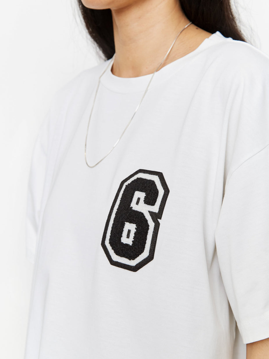 MM6 Maison Margiela MM6 Maison Margiela Embroidered T-Shirt - White - White