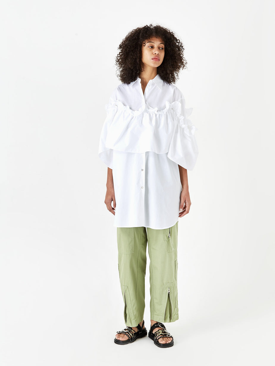 MM6 Maison Margiela MM6 Maison Margiela Frill Shirt - White - White
