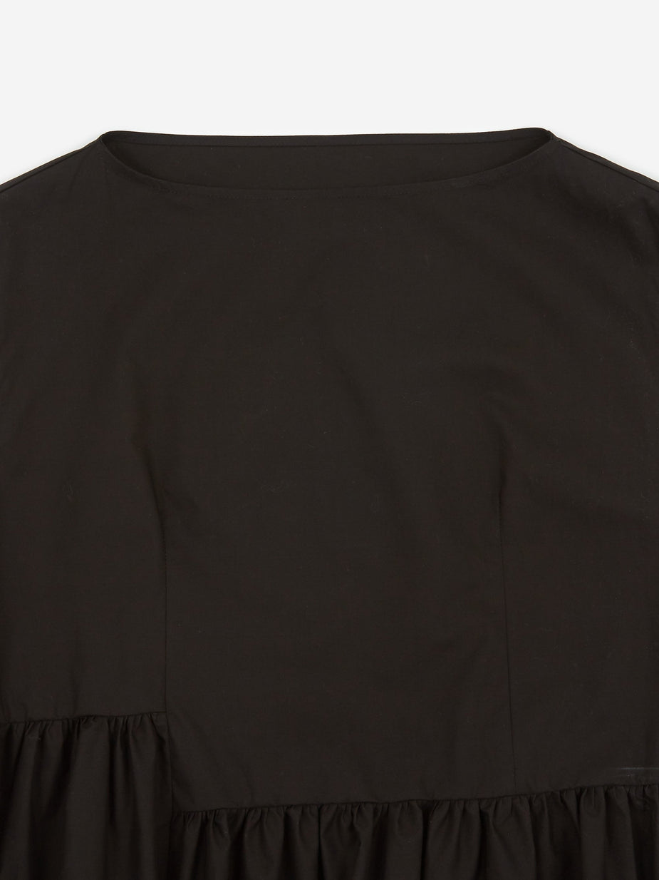 MM6 Maison Margiela MM6 Maison Margiela Frill Top - Black - Black