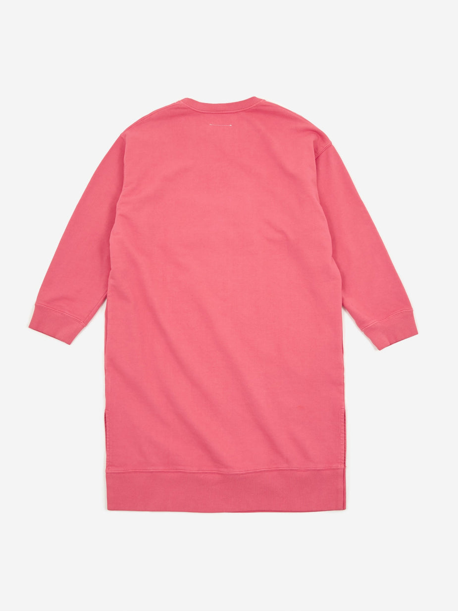 MM6 Maison Margiela MM6 Maison Margiela Oversized Sweatshirt Dress - Barbie Pink - Pink