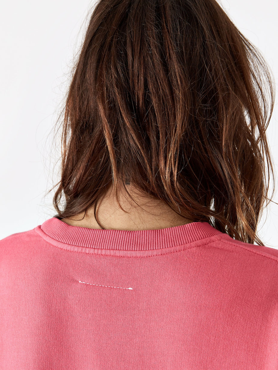 MM6 Maison Margiela MM6 Maison Margiela Oversized Sweatshirt Dress - Barbie Pink - Pink