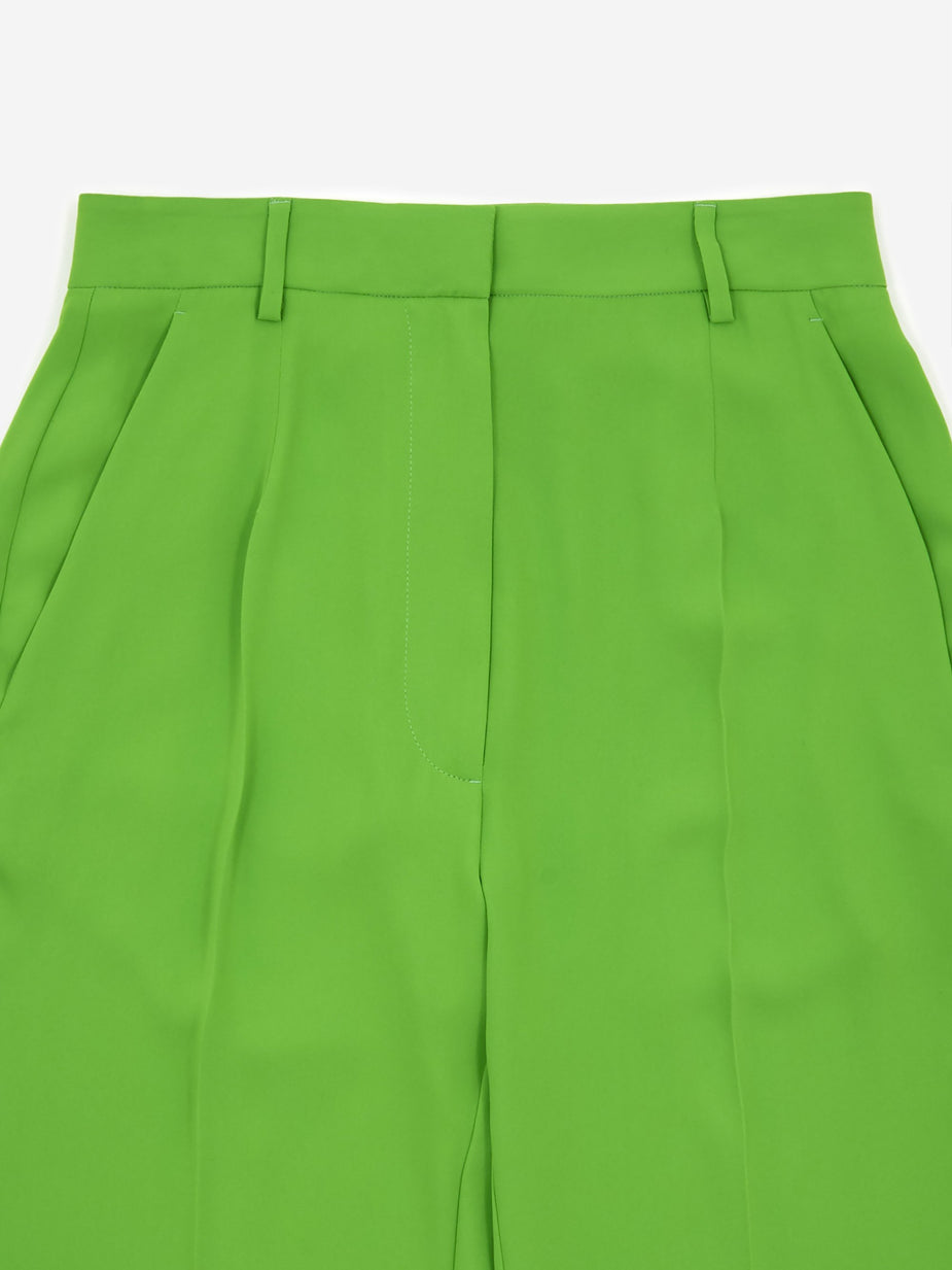 MM6 Maison Margiela MM6 Maison Margiela Pleat Front Trouser - Apple Green - Green