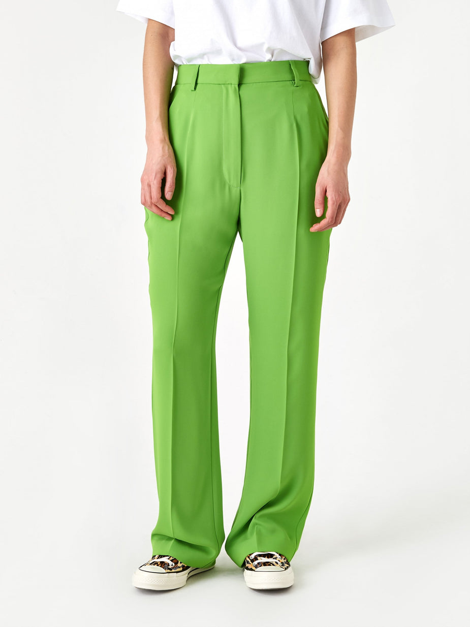 MM6 Maison Margiela MM6 Maison Margiela Pleat Front Trouser - Apple Green - Green