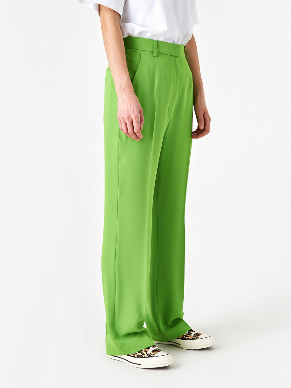 MM6 Maison Margiela MM6 Maison Margiela Pleat Front Trouser - Apple Green - Green
