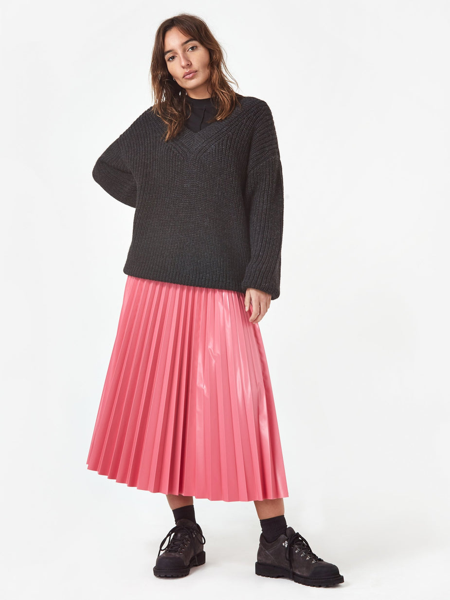 MM6 Maison Margiela MM6 Maison Margiela Pleated Skirt - Barbie Pink - Pink