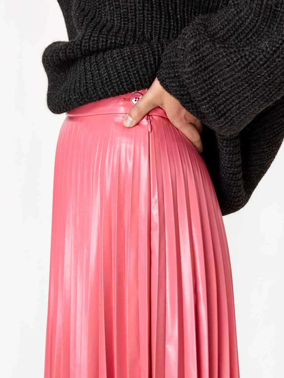 MM6 Maison Margiela MM6 Maison Margiela Pleated Skirt - Barbie Pink - Pink