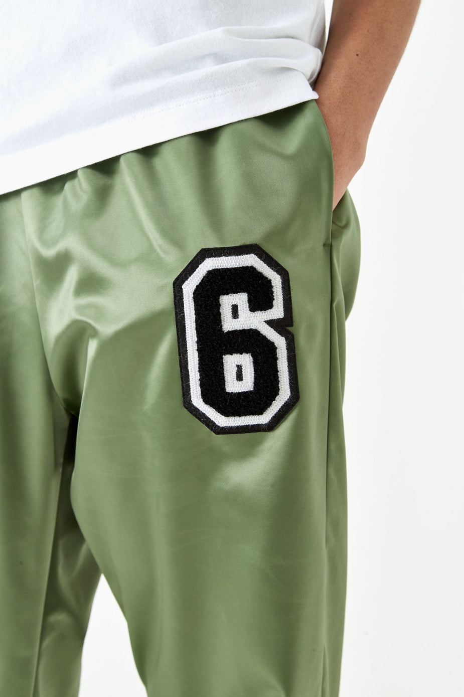 MM6 Maison Margiela MM6 Maison Margiela Satin Sweatpant - Mint - Other