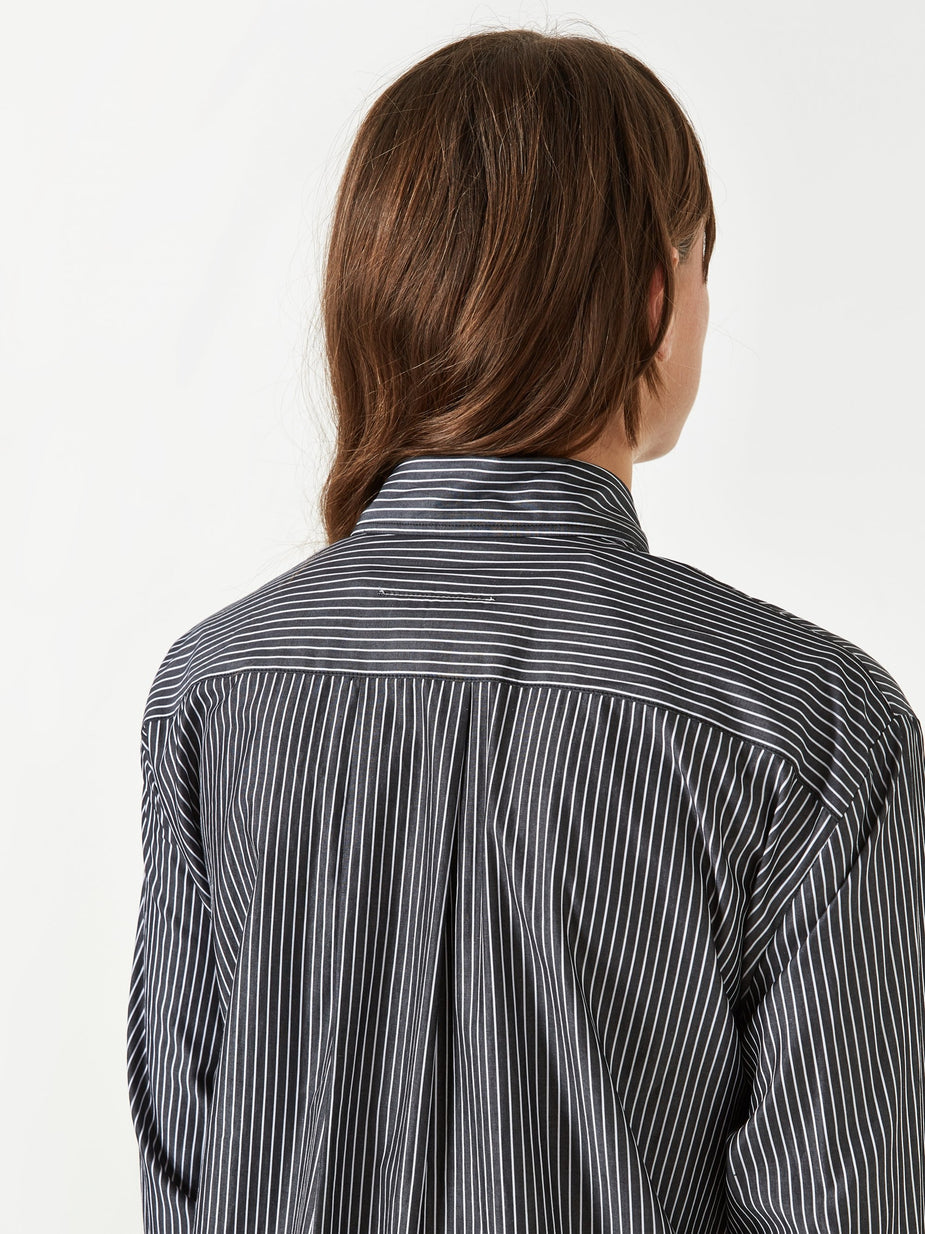 MM6 Maison Margiela MM6 Maison Margiela Shirt Dress - Black/White Stripe - Black