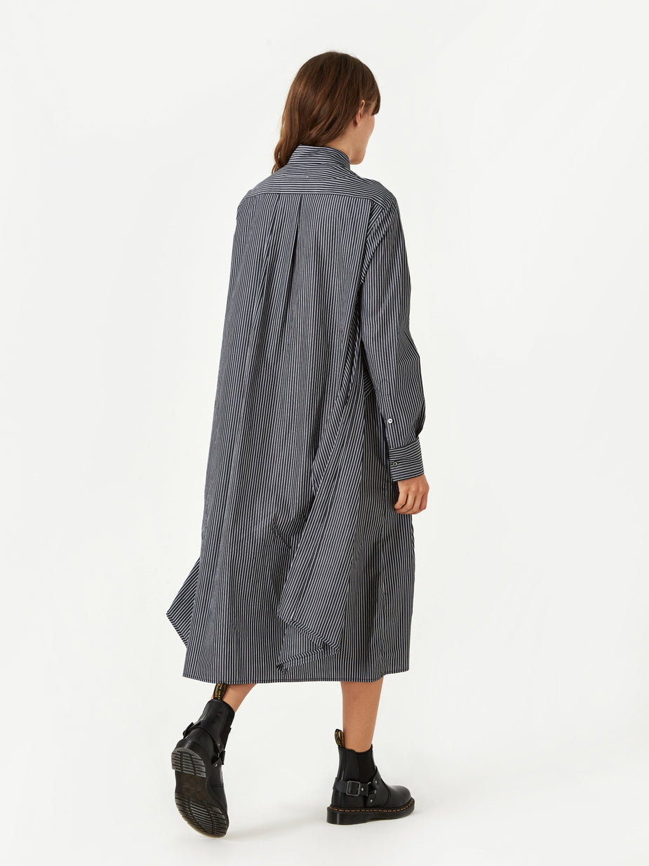 MM6 Maison Margiela MM6 Maison Margiela Shirt Dress - Black/White Stripe - Black