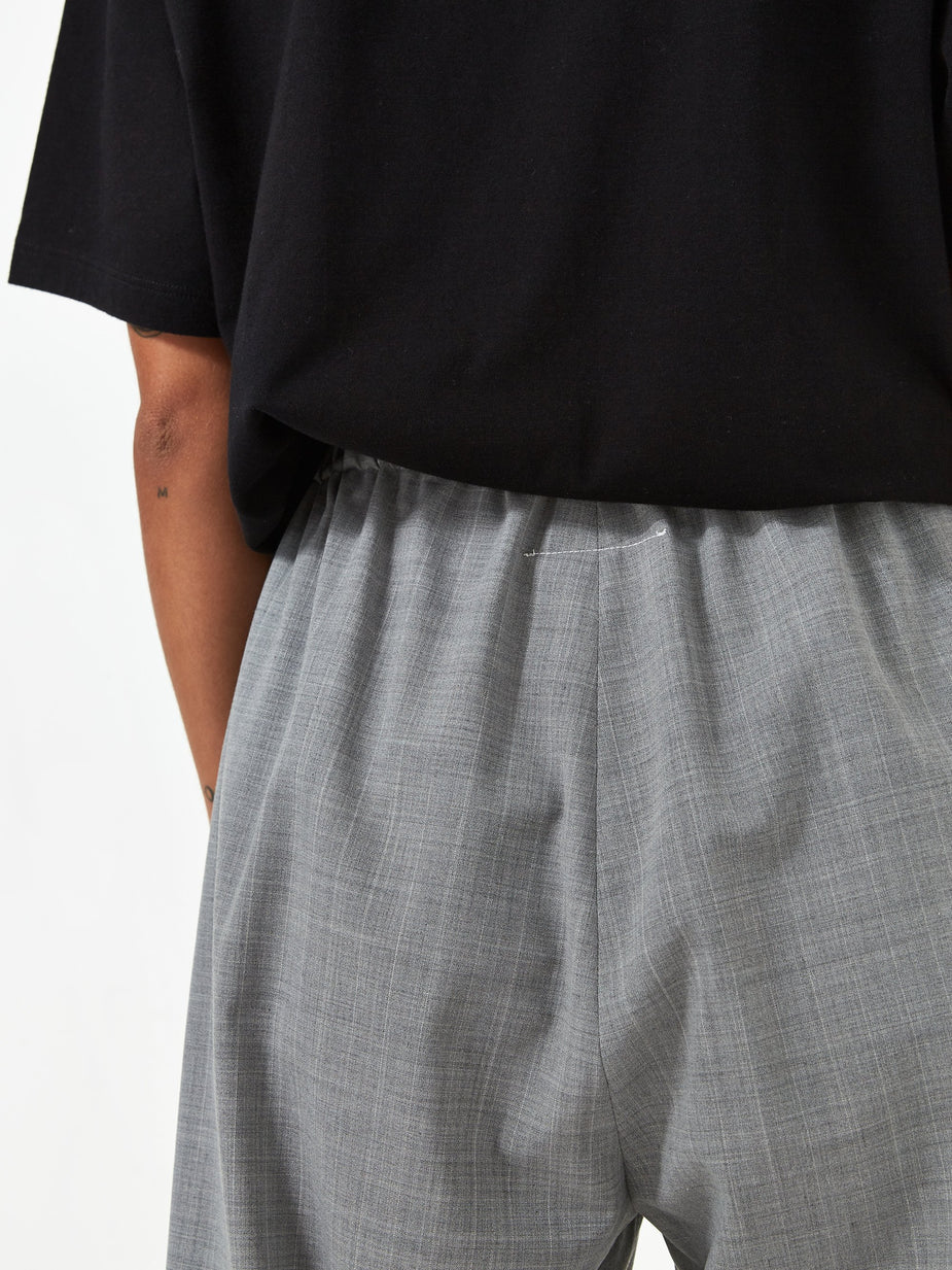 MM6 Maison Margiela MM6 Maison Margiela Wide Leg Trouser - Grey Melange - Grey