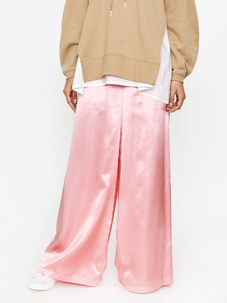 MM6 Maison Margiela MM6 Maison Margiela Wide Leg Trouser - Rose - Pink