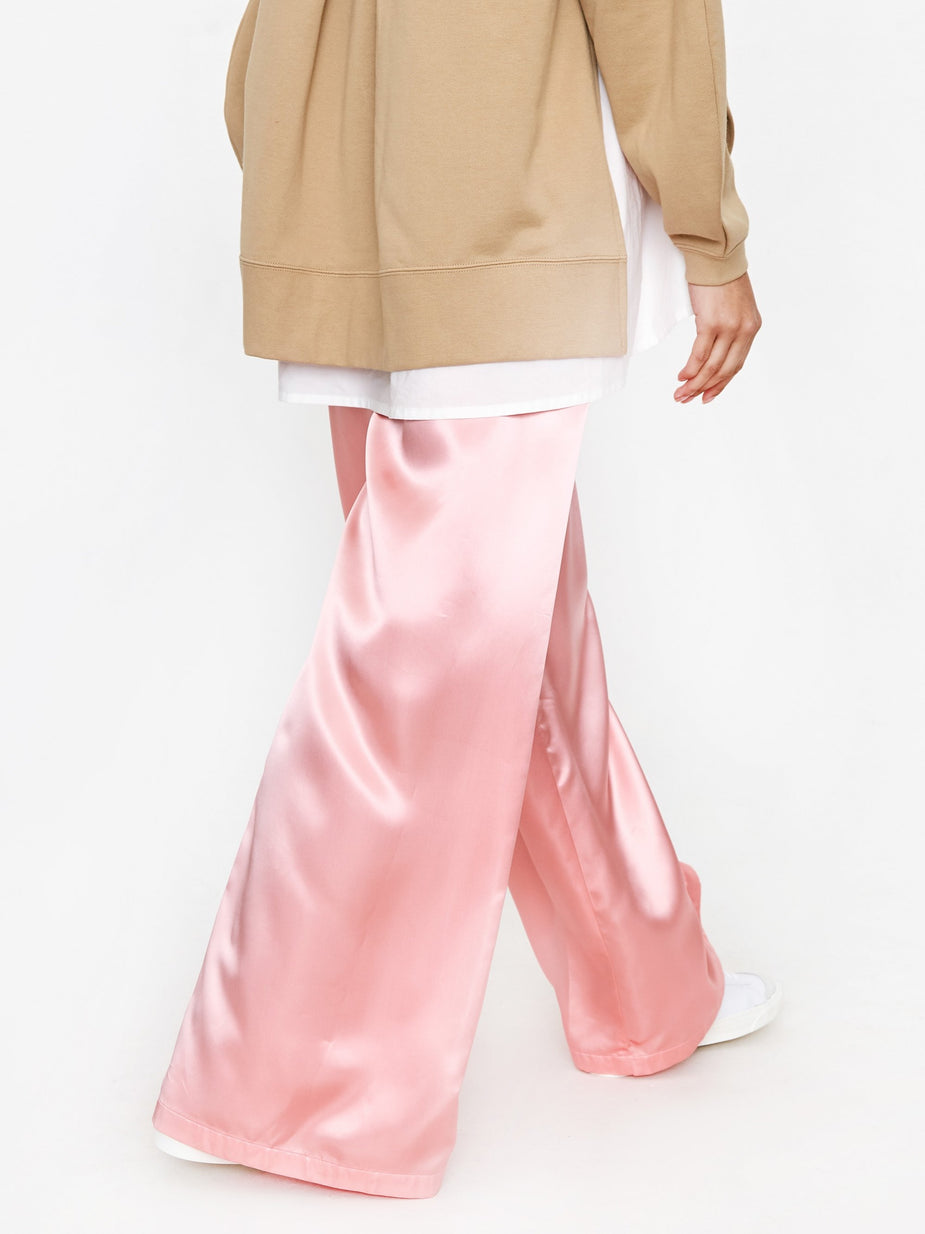 MM6 Maison Margiela MM6 Maison Margiela Wide Leg Trouser - Rose - Pink