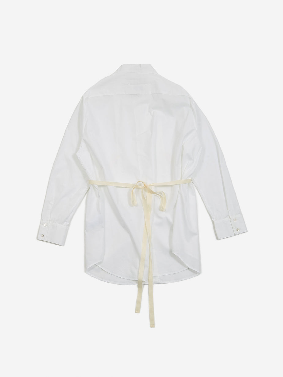 MM6 Maison Margiela MM6 Maison Margiela Pleat Front Shirt - White - White