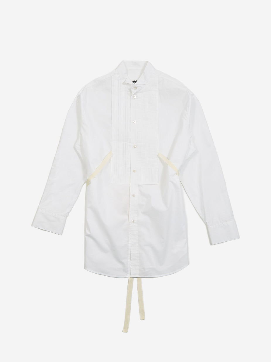 MM6 Maison Margiela MM6 Maison Margiela Pleat Front Shirt - White - White