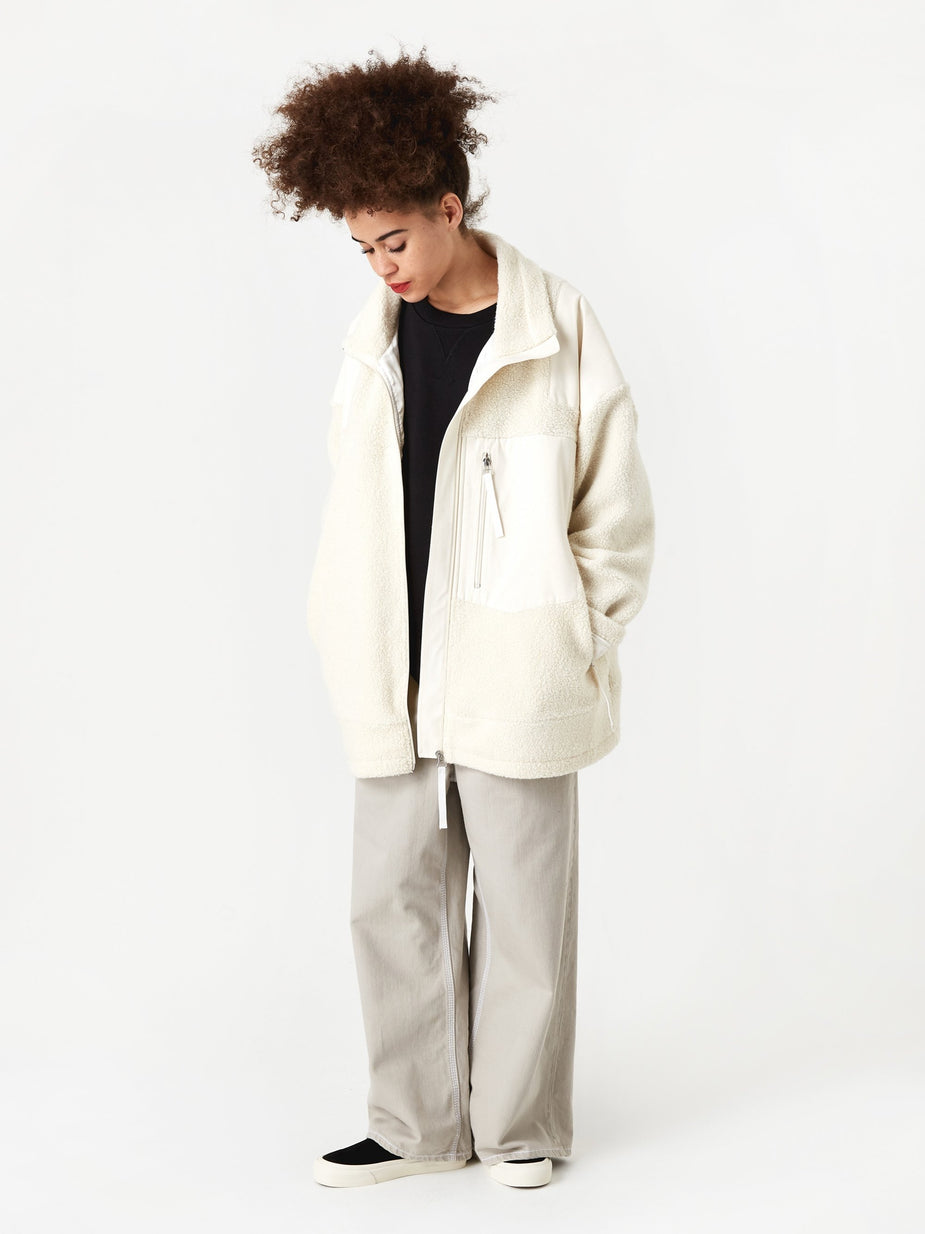 MM6 Maison Margiela MM6 Maison Margiela Zip Through Jacket - Off White - White