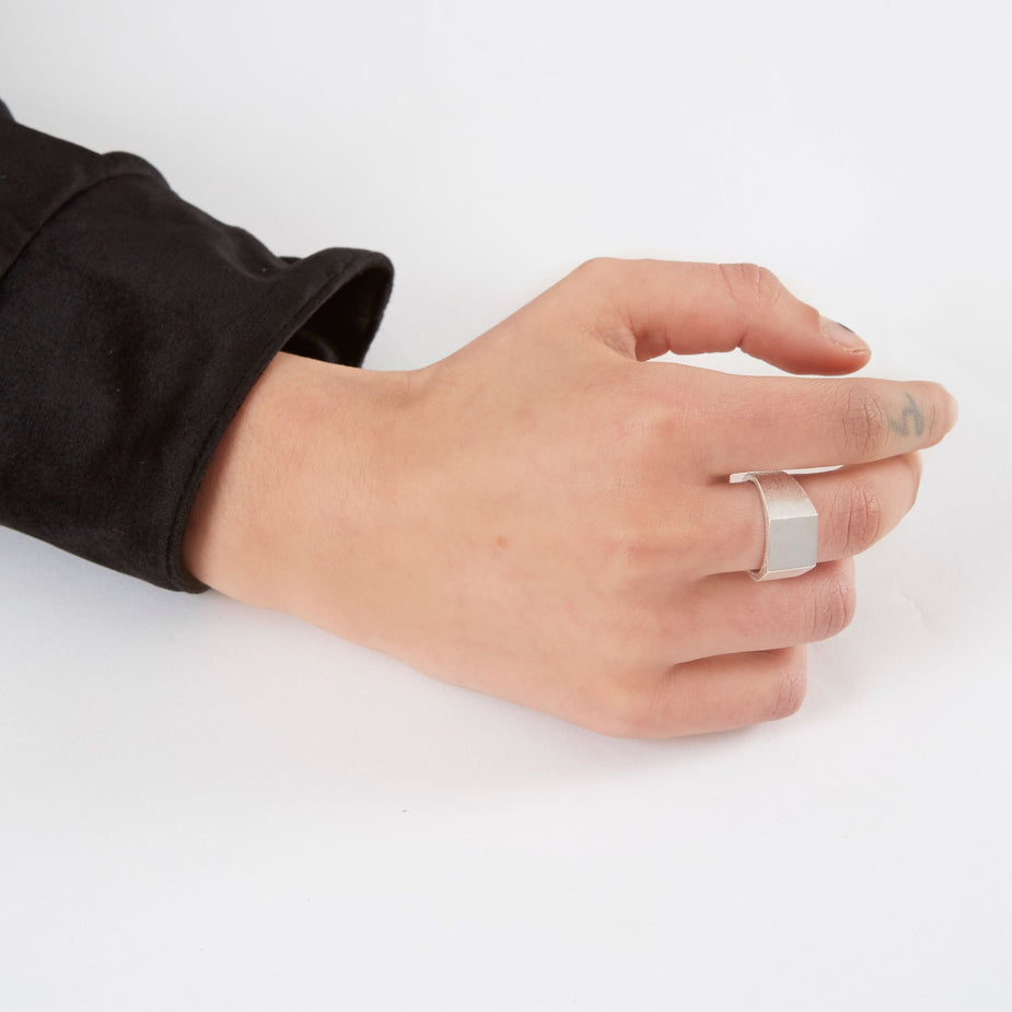 All Blues All Blues Platform Ring - Silver - Silver