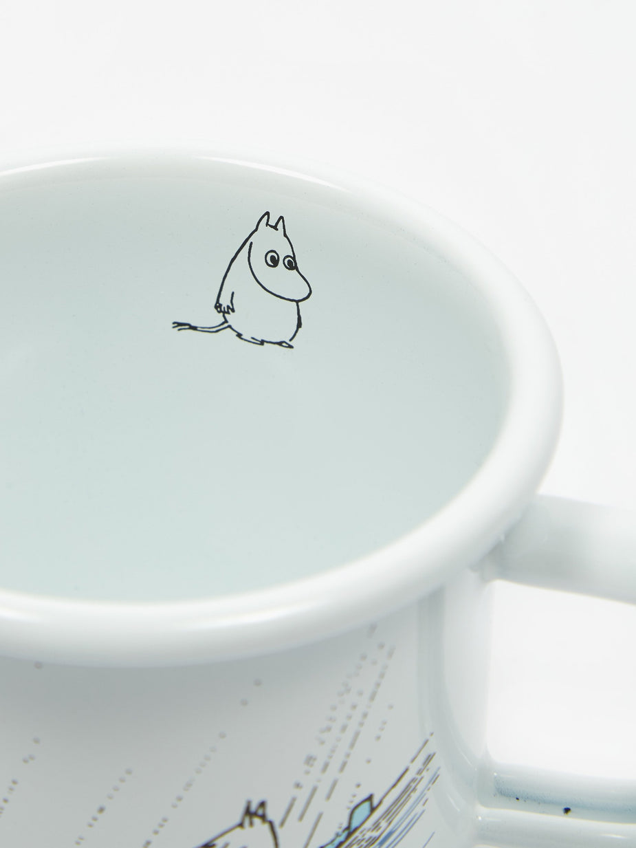 Muurla Muurla Moomin Enamel Mug Gone Fishing - Multi - Multi