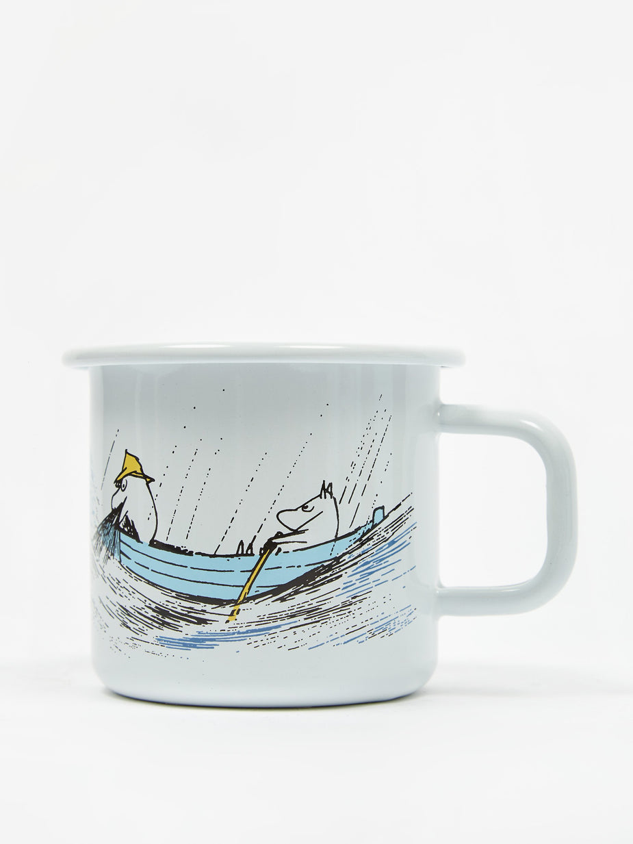 Muurla Muurla Moomin Enamel Mug Gone Fishing - Multi - Multi
