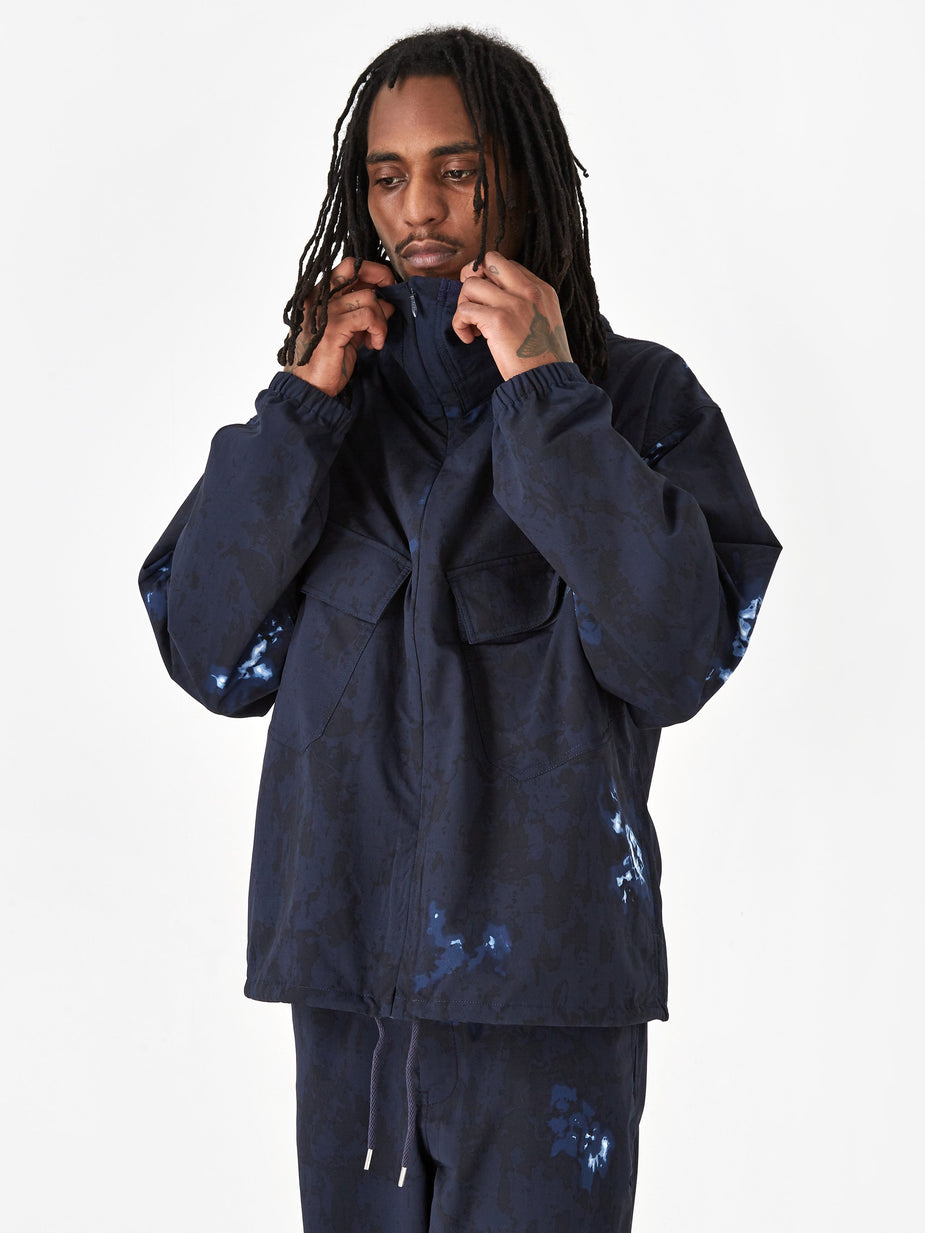 Nanamica Nanamica Alphadry Hooded Parka - Navy - Blue