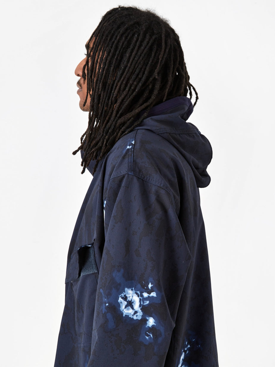 Nanamica Nanamica Alphadry Hooded Parka - Navy - Blue
