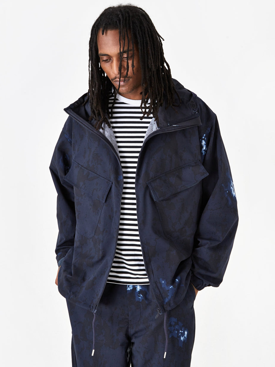 Nanamica Nanamica Alphadry Hooded Parka - Navy - Blue