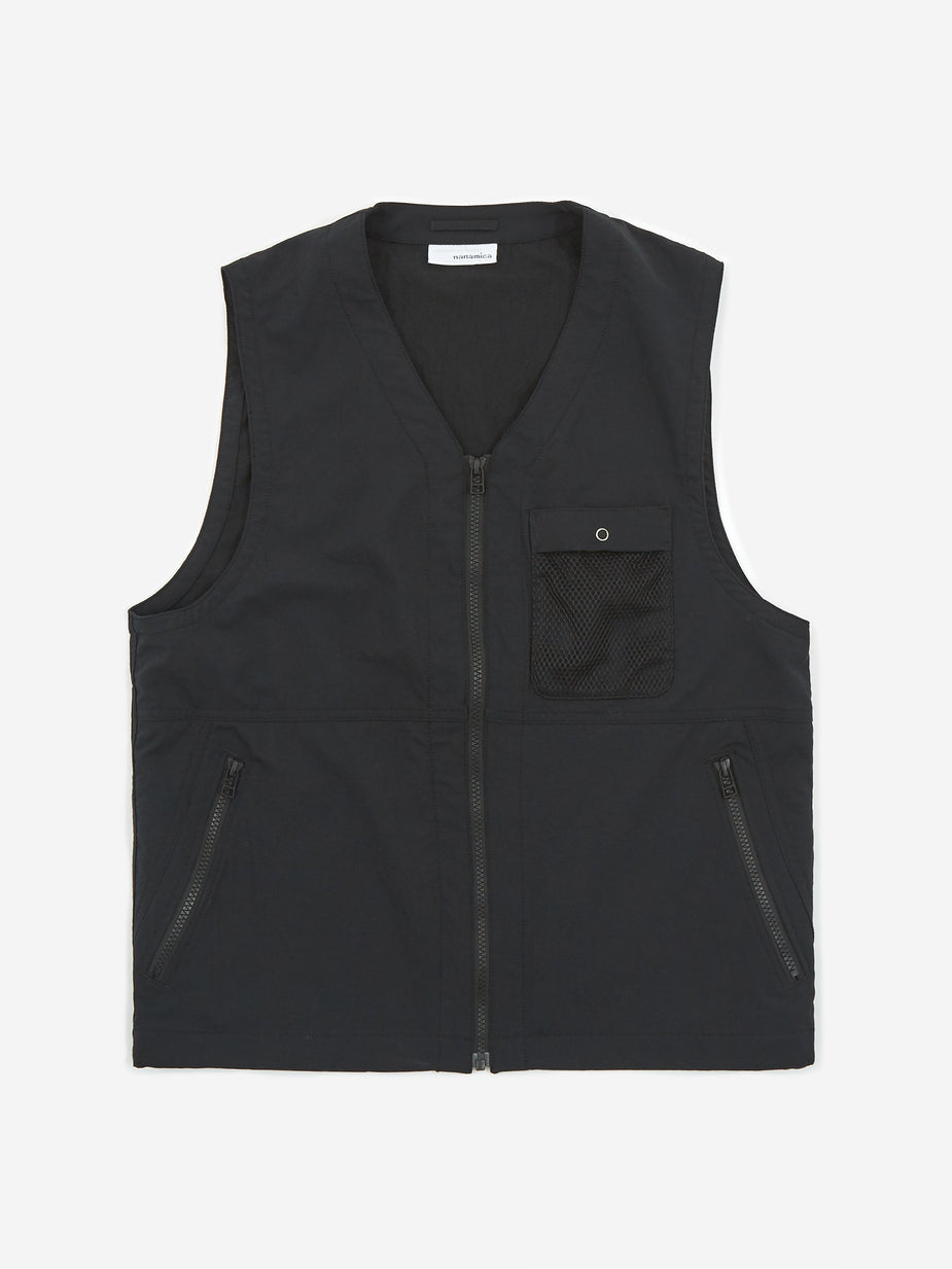 Nanamica Nanamica Alphadry Vest - Black - Black