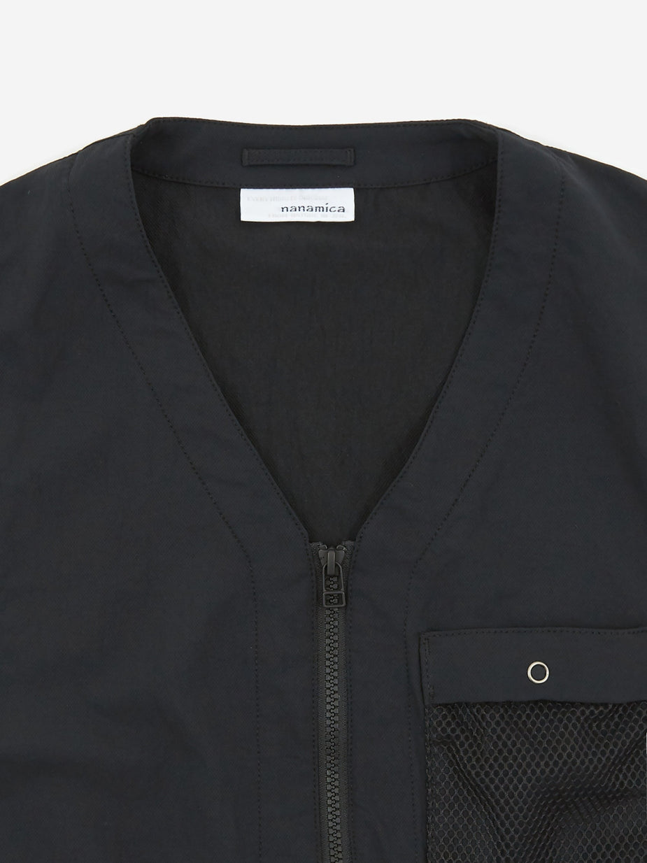 Nanamica Nanamica Alphadry Vest - Black - Black