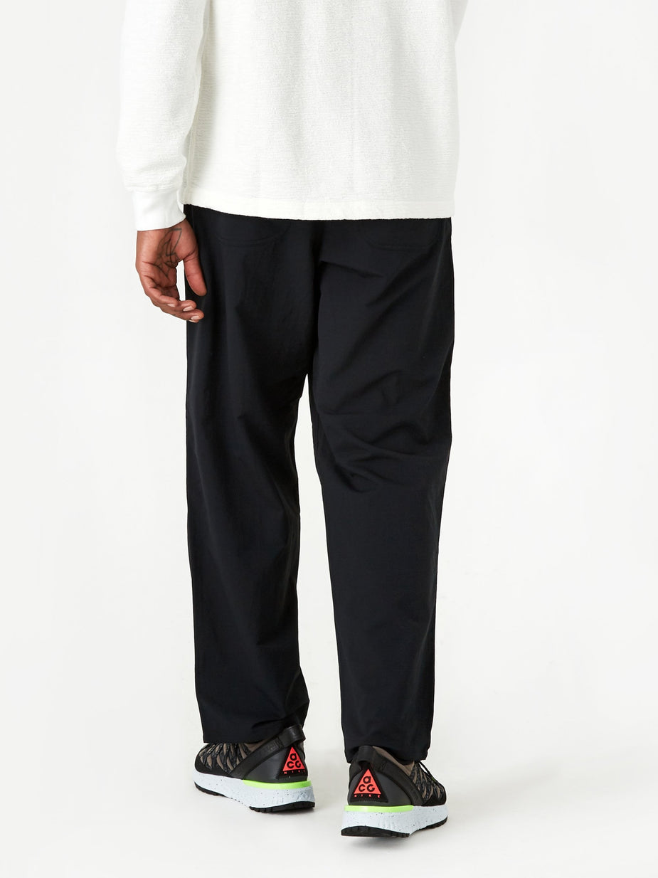 Nanamica Nanamica ALPHADRY Wide Easy Pant - Black - Black