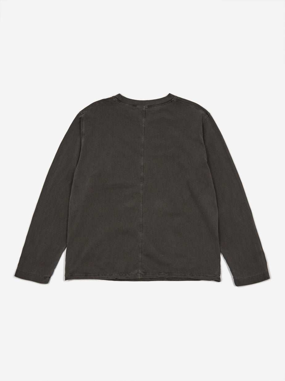 Nanamica Nanamica Graphic Longsleeve T-Shirt - Navy - Blue