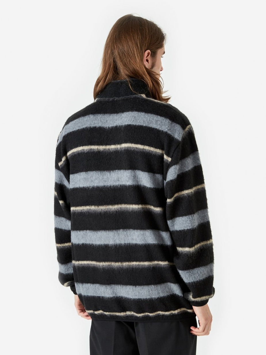 Nanamica Nanamica Nanamican Pullover Jumper - Black/Charcoal - Black