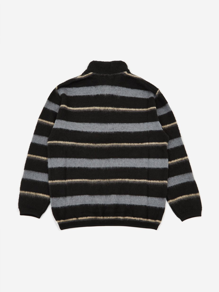 Nanamica Nanamica Nanamican Pullover Jumper - Black/Charcoal - Black