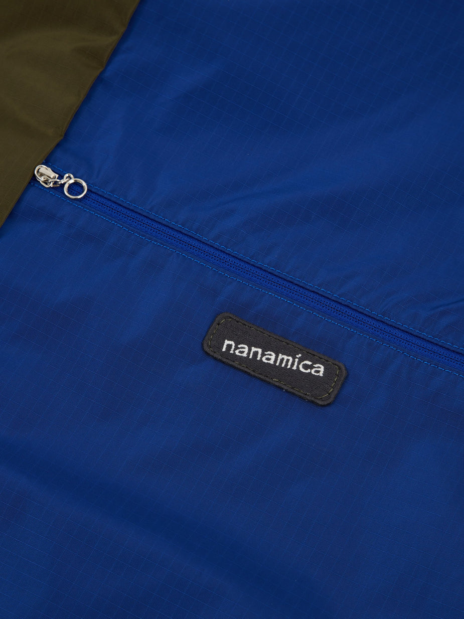 Nanamica Nanamica Nanamican Utility Shoulder Bag L - Olive/Blue - Blue