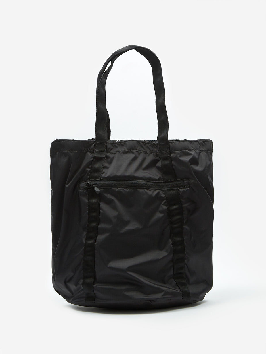 Nanamica Nanamica Packable Mesh Tote Bag - Black - Black