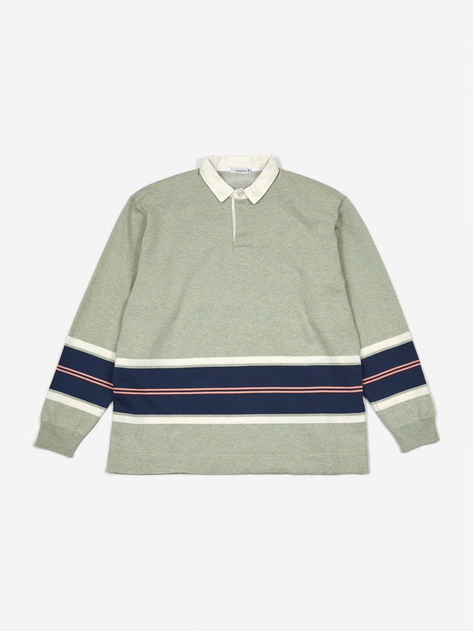 Nanamica Nanamica Rugger Sweatshirt - Mint Green - Green