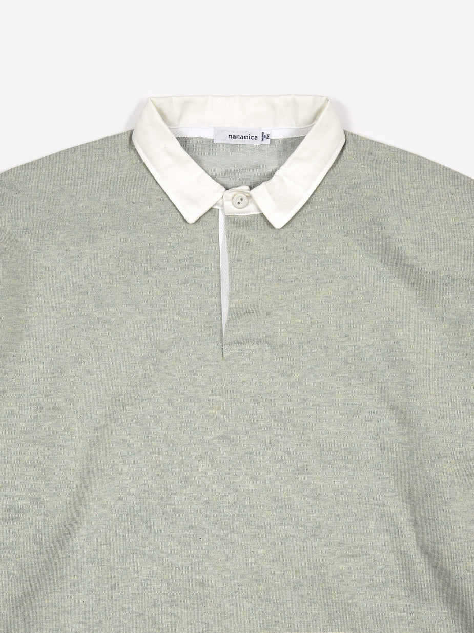 Nanamica Nanamica Rugger Sweatshirt - Mint Green - Green