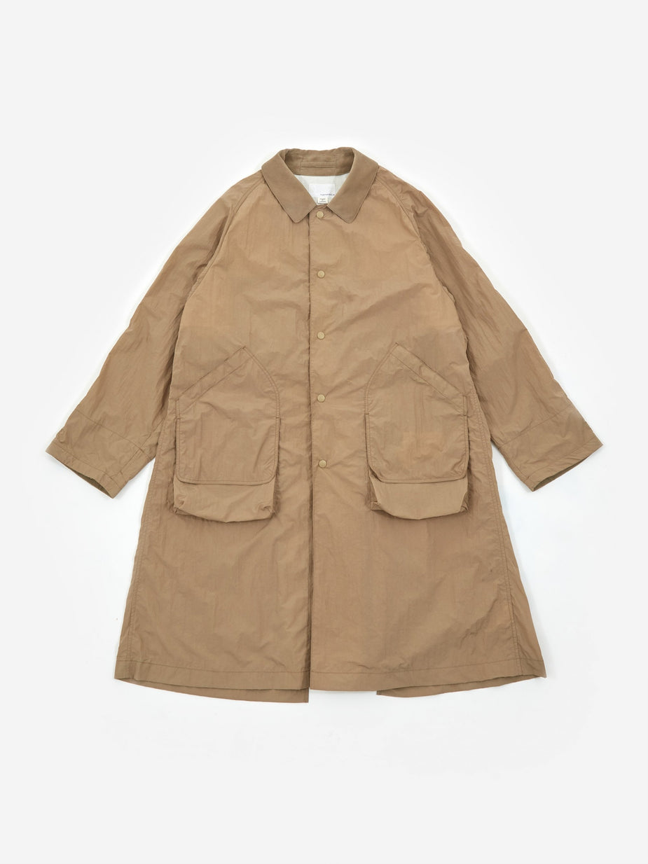 Nanamica Nanamica Soutien Collar Coat Nylon - Black/Orange - Orange
