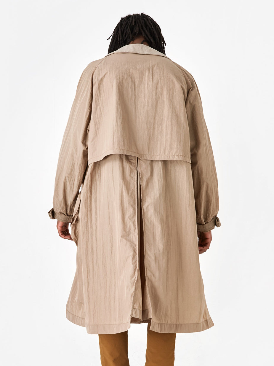 Nanamica Nanamica Soutien Collar Coat Nylon - Black/Orange - Orange