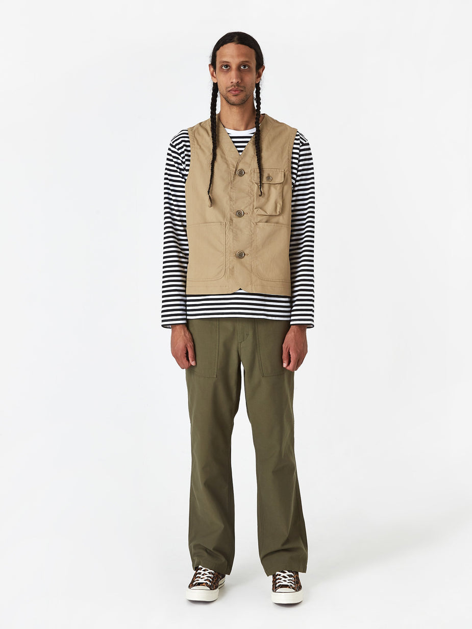 Nanamica Nanamica Dock Vest - Beige - Neutrals