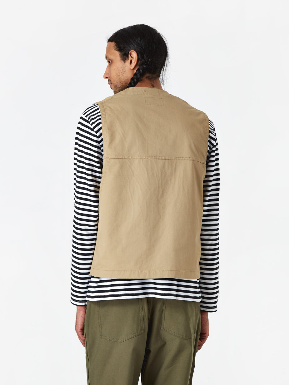 Nanamica Nanamica Dock Vest - Beige - Neutrals