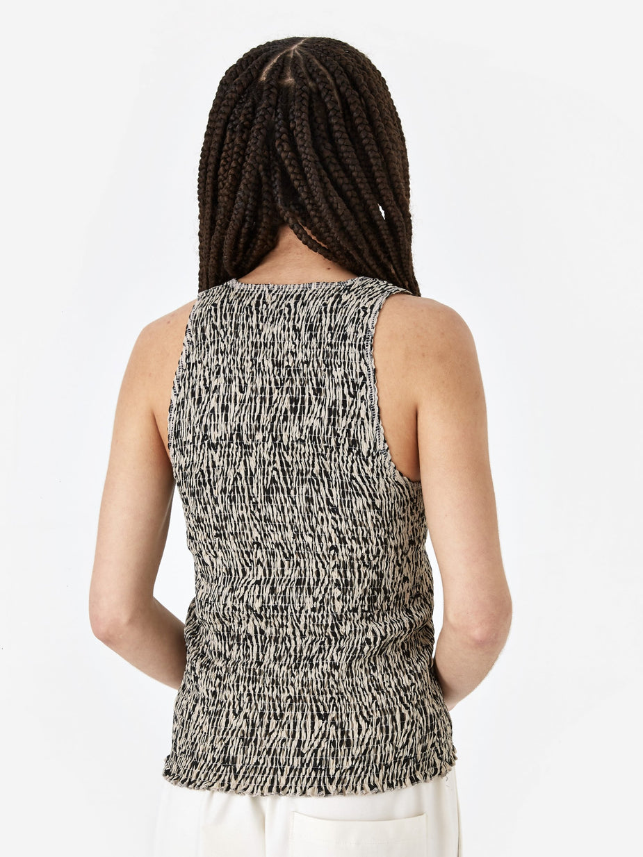 Nanushka Nanushka Antia Sleeveless Top - Zebra Block Print - Other