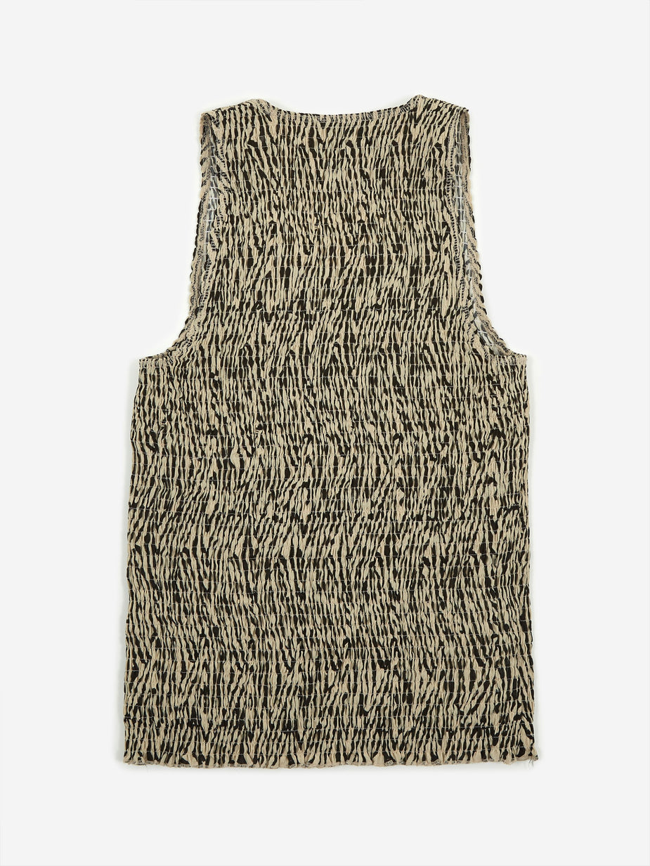 Nanushka Nanushka Antia Sleeveless Top - Zebra Block Print - Other