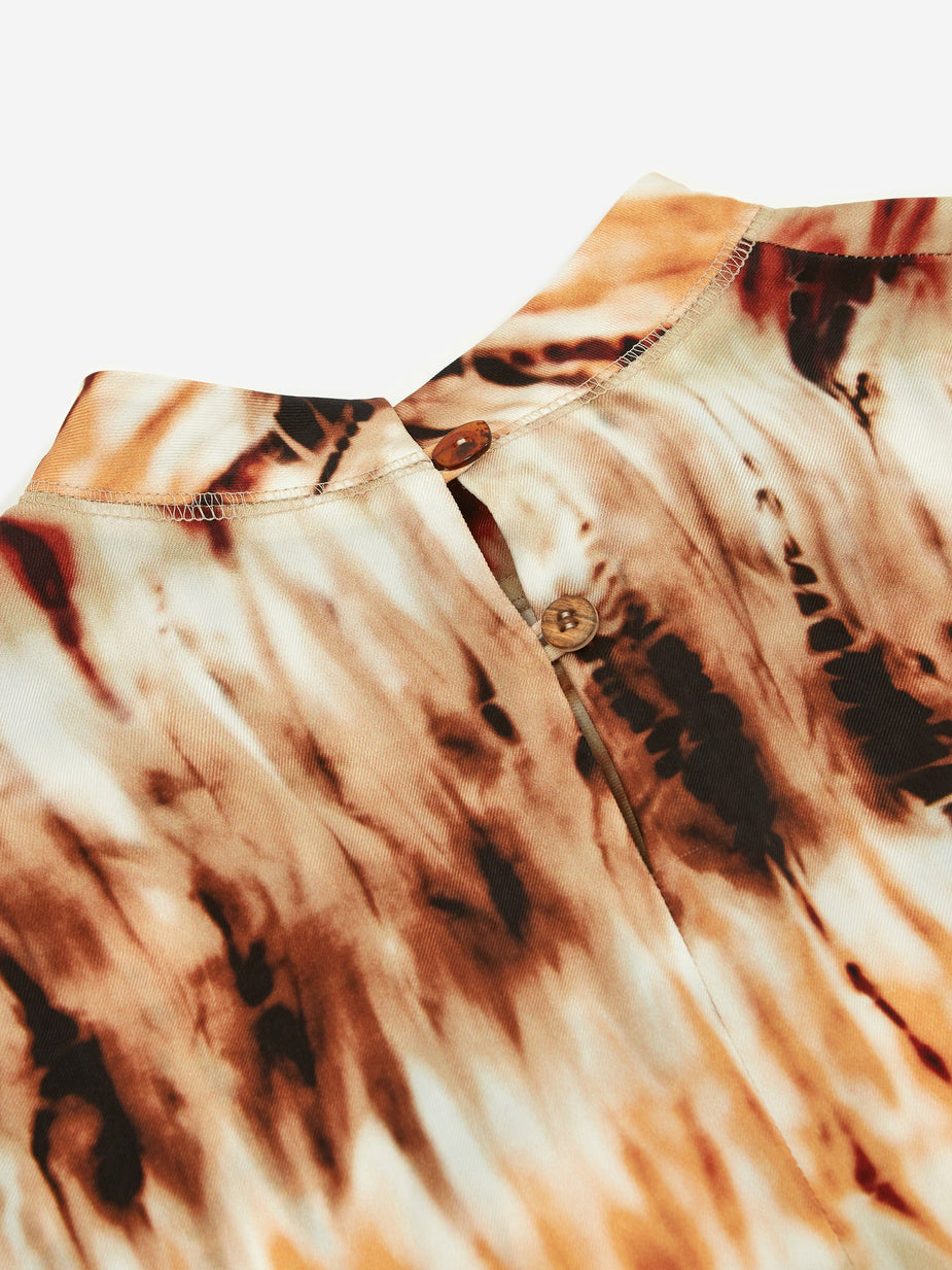 Nanushka Nanushka Kaden Shortsleeve T-Shirt - Tie Dye Print - Tie-Dye